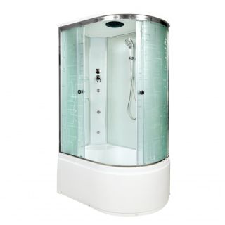 Душевая кабина Deto ЕМ4512 L с электрикой (эл.) 120х80х220 см